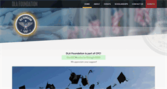 Desktop Screenshot of dlafoundation.org